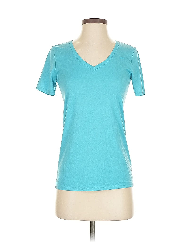 Pre-owned Nike Active T-shirt In Blue