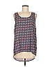 Pleione 100% Polyester Gray Sleeveless Top Size M - photo 1