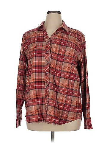 Weatherproof Long Sleeve Button-Down Shirt (view 1)