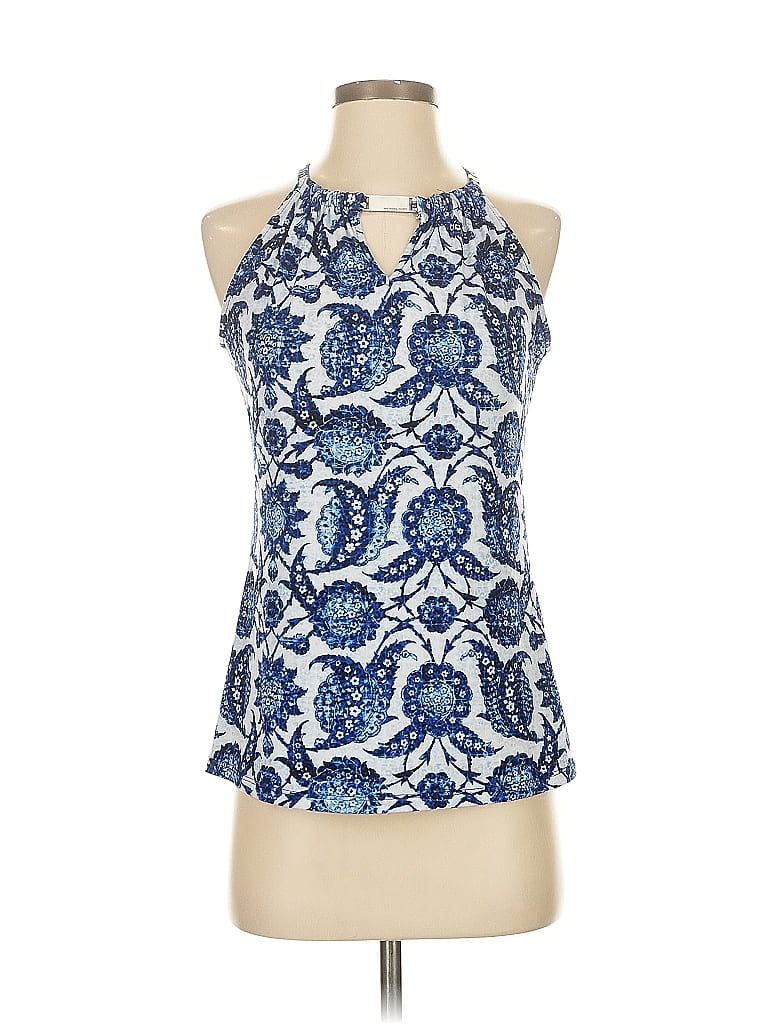 Pre-owned Michael Michael Kors Sleeveless Blouse In Blue