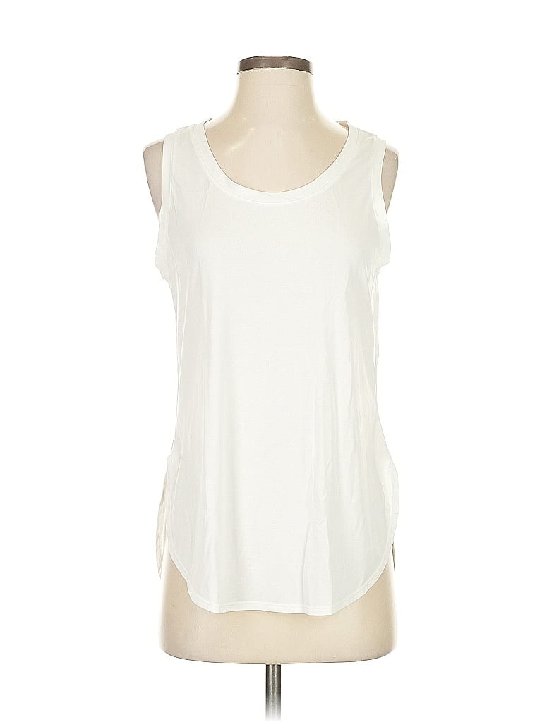 Pre-owned Banana Republic Sleeveless T-shirt In White