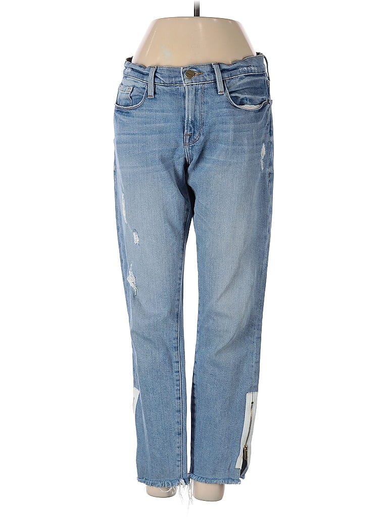 Pre-owned Frame Jeans In Blue