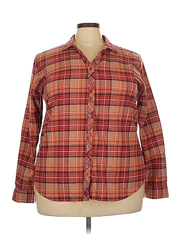 Weatherproof Long Sleeve Button-Down Shirt (view 1)