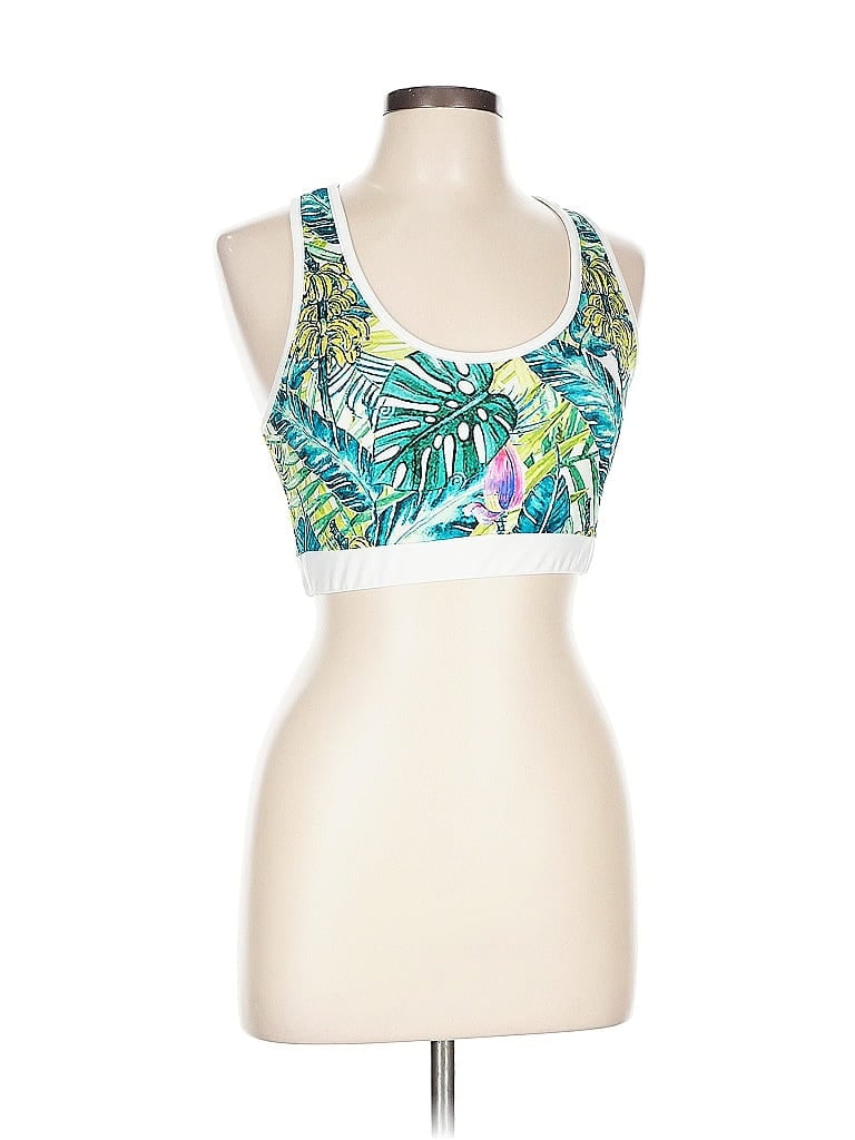 Pre-owned Unbranded Sports Bra In Green