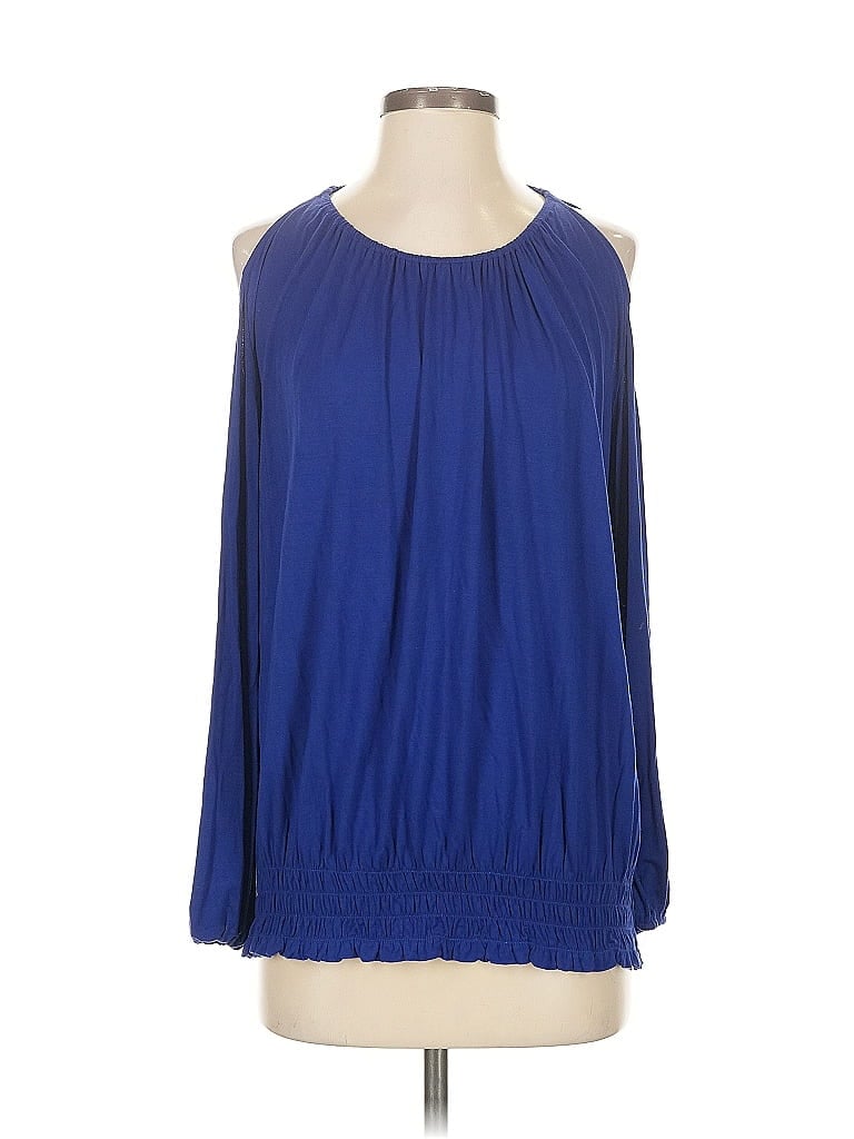 Pre-owned Inc International Concepts Sleeveless Blouse In Blue