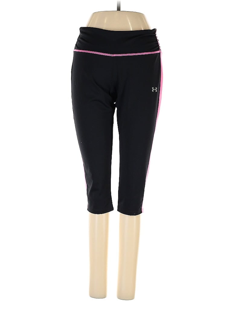 Pre-owned Under Armour Active Pants In Black