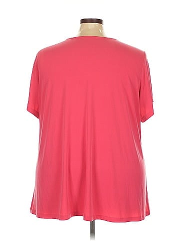 Susan Graver Short Sleeve Top (view 2)