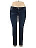 Eddie Bauer Solid Blue Jeans Size 14 - photo 1