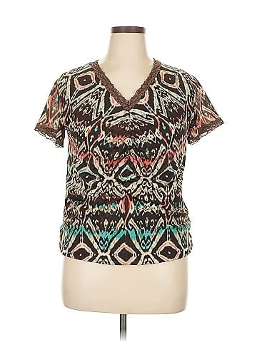 Jones New York Collection Short Sleeve Blouse (view 1)