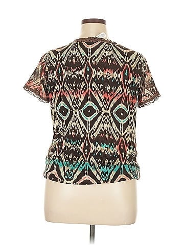 Jones New York Collection Short Sleeve Blouse (view 2)