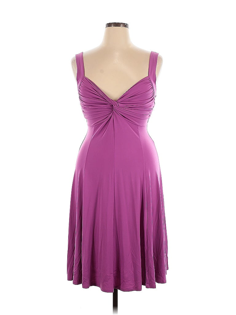 Moda International Purple Cocktail Dress Size XL - photo 1