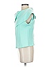 Gracia Teal Sleeveless Blouse Size S - photo 4