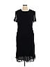 Donna Ricco 100% Polyester Solid Black Cocktail Dress Size 16 - photo 1