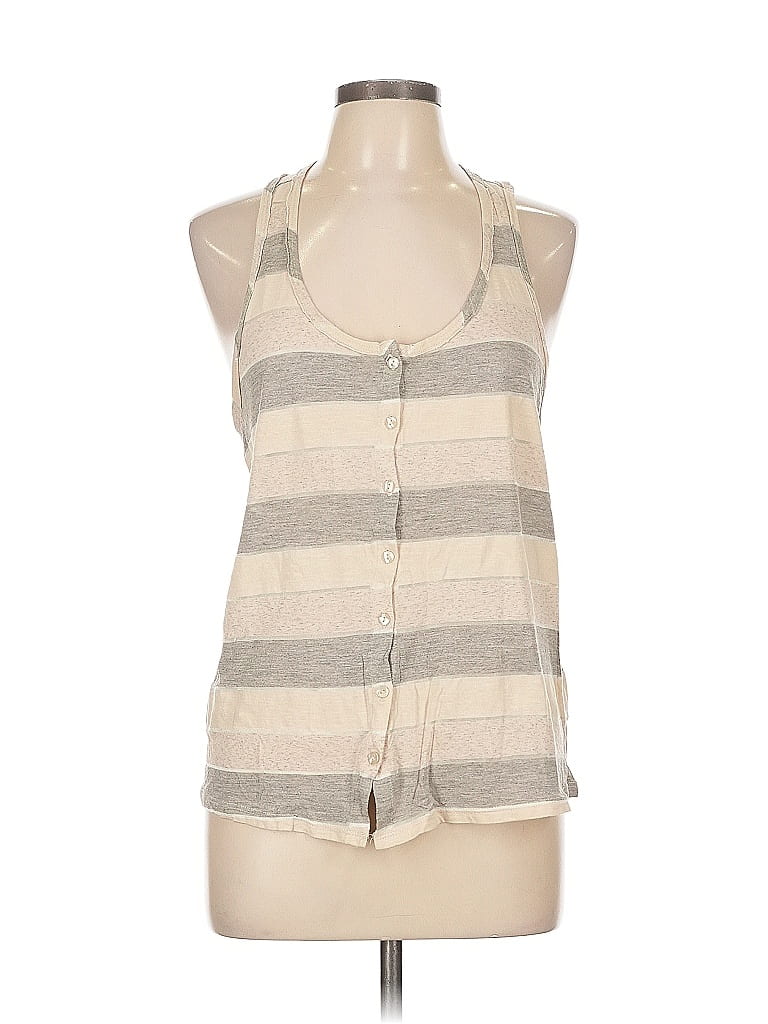 Click to view more detailed imagery on our partner's website Pre-owned Kirra Tank Top Tan Halter Neckline Tops In Brown