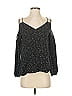 Crescent 100% Polyester Gray 3/4 Sleeve Blouse Size XS - photo 1