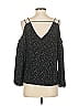 Crescent 100% Polyester Gray 3/4 Sleeve Blouse Size XS - photo 2