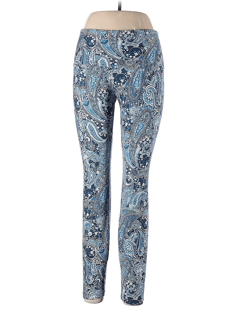 Pre-owned Uniquely Lorna Jane Leggings In Blue