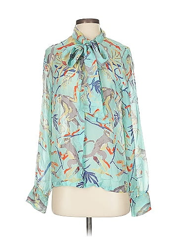 Banjanan Long Sleeve Silk Top (view 1)
