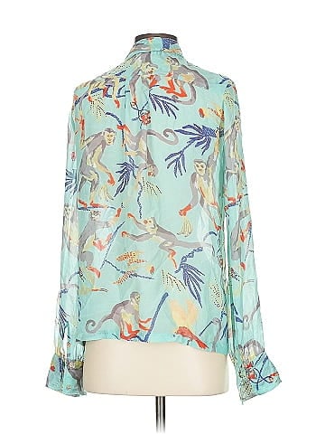 Banjanan Long Sleeve Silk Top (view 2)