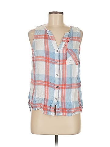 Market and Spruce Sleeveless Button-Down Shirt (view 1)