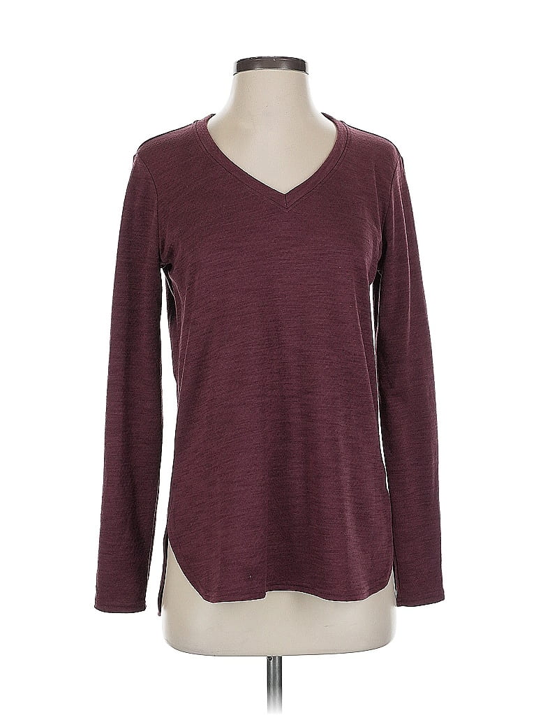 Kuhl 100% Polyester Burgundy Long Sleeve T-Shirt Size S - photo 1