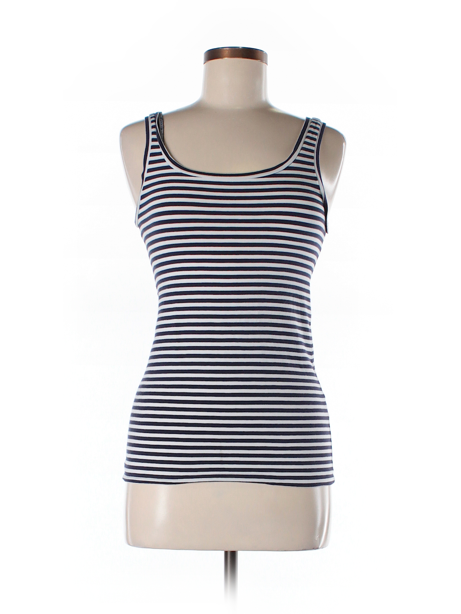 Theory Stripes Dark Blue Tank Top Size L - 72% off | thredUP