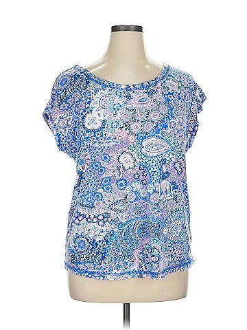 T by Talbots Short Sleeve Blouse (view 1)