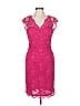 David Meister 100% Polyester Pink Cocktail Dress Size 8 - photo 1