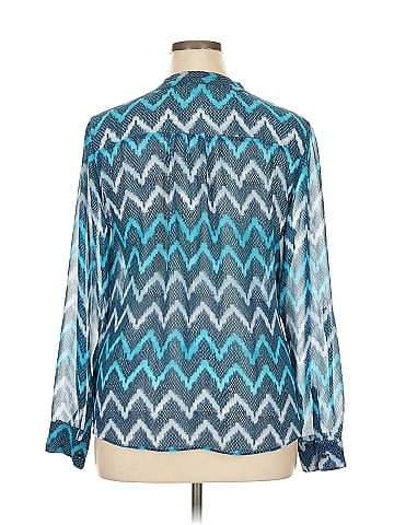 a.n.a. A New Approach Long Sleeve Blouse (view 2)