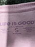 Life Is Good Floral Purple Short Sleeve T-Shirt Size S - photo 7