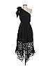 ML Monique Lhuillier 100% Polyester Black Cocktail Dress Size 4 - photo 1