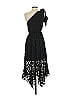 ML Monique Lhuillier 100% Polyester Black Cocktail Dress Size 4 - photo 2