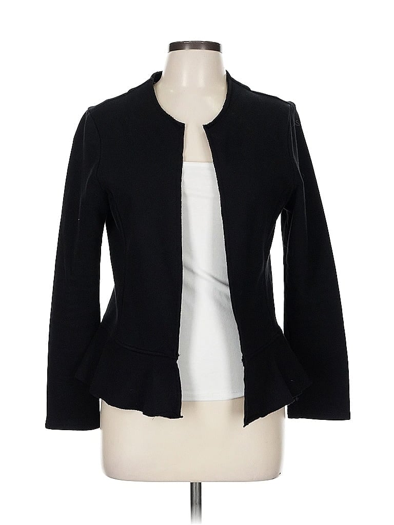 Pre-owned Left Coast By Dolan Cardigan Sweater In Black