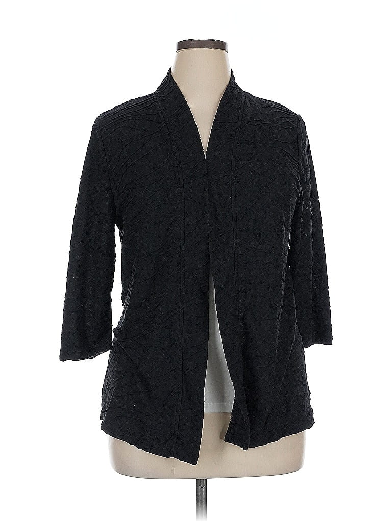 Pre-owned Jm Collection Kimono In Black