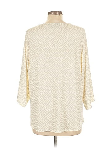 Travelers by Chico's 3/4 Sleeve T-Shirt (view 2)