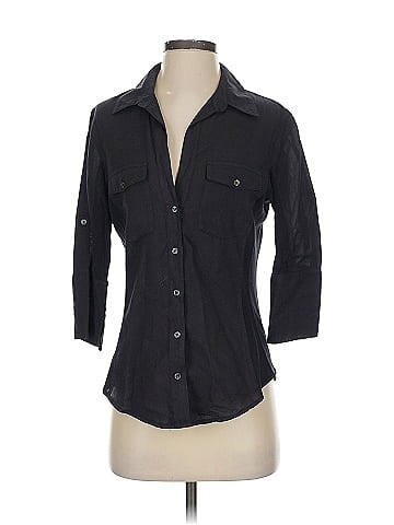 James Perse 3/4 Sleeve Button-Down Shirt (view 1)
