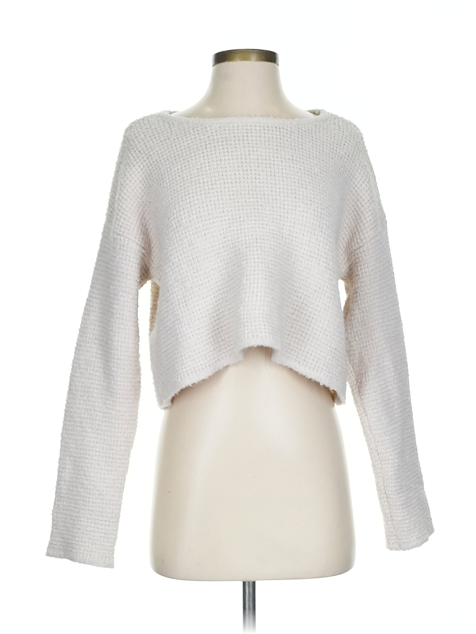 LA Hearts White Pullover Sweater Size S