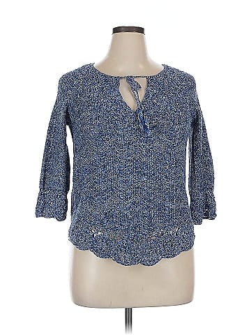 INC International Concepts 3/4 Sleeve Blouse (view 1)