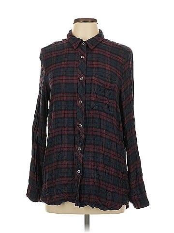MELLODAY Long Sleeve Button-Down Shirt (view 1)