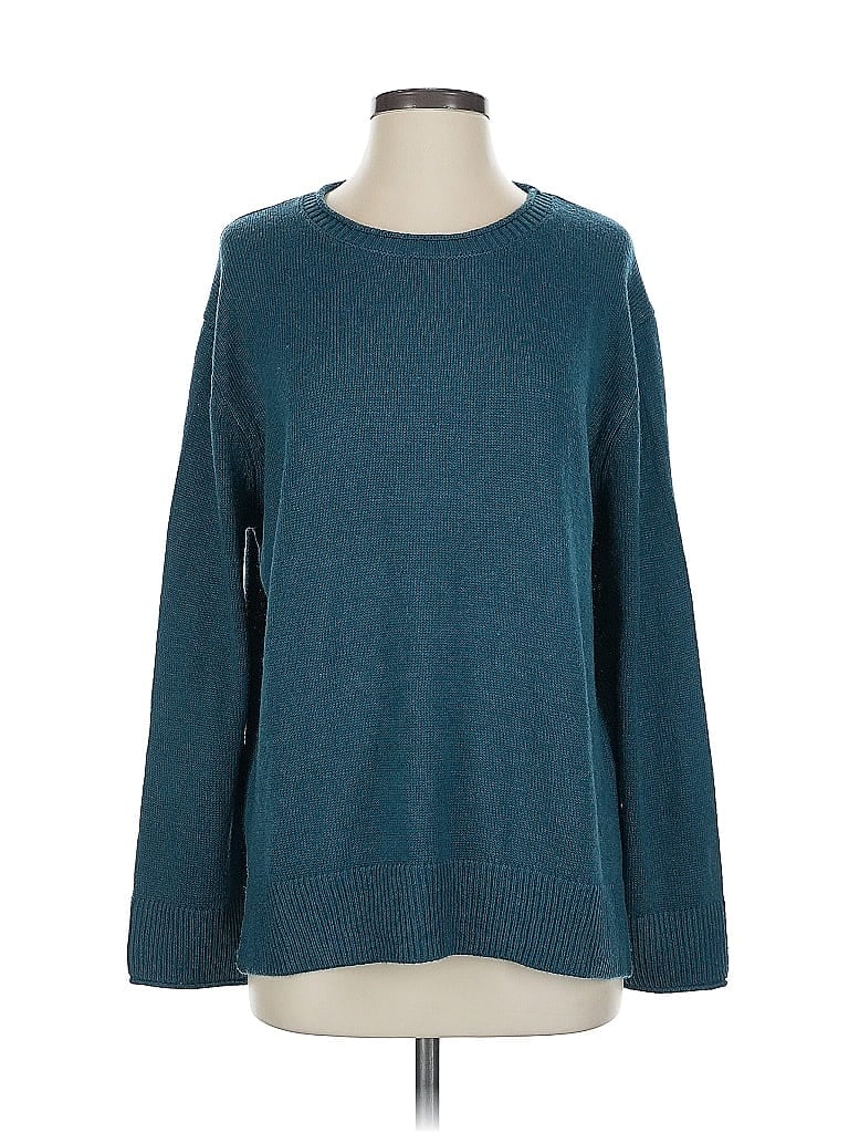 Pre-owned Ella Moss Pullover Sweater In Blue