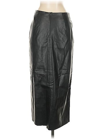 Zara Faux Leather Skirt (view 2)