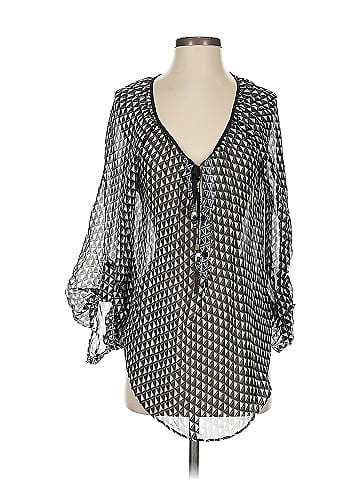 Hale Bob 3/4 Sleeve Silk Top (view 1)
