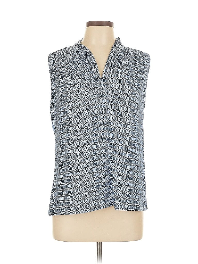 Click to view more detailed imagery on our partner's website Pre-owned New York And Company Sleeveless Blouse In Blue