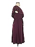 Jessica Simpson Solid Burgundy Casual Dress Size S - photo 4