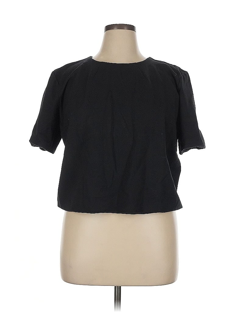 Pre-owned Express Short Sleeve T-shirt In Black
