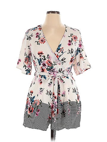 THREE PINK HEARTS Romper (view 1)
