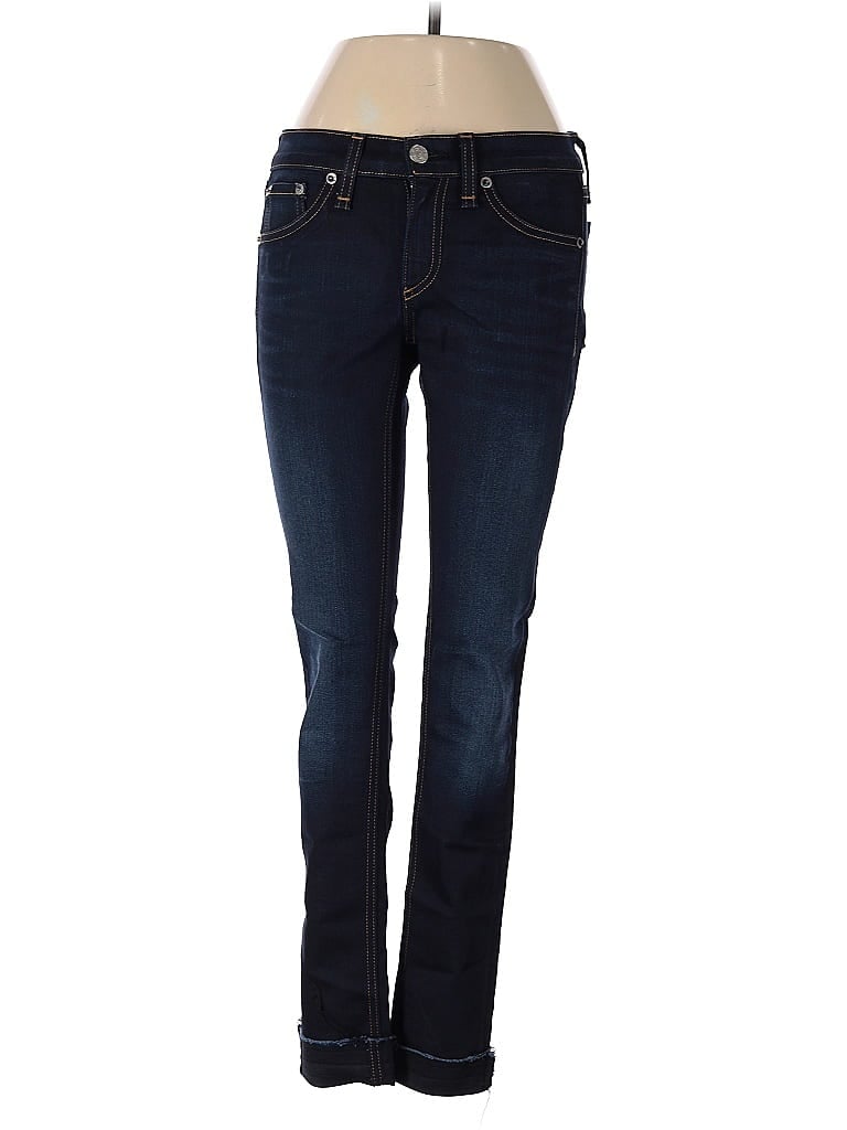 Rag & Bone/JEAN Hearts Blue Jeans Size 25 waist - photo 1