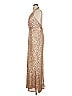 IEENA for Mac Duggal 100% Polyester Metallic Gold Cocktail Dress Size 14 - photo 4