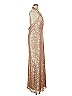 IEENA for Mac Duggal 100% Polyester Metallic Gold Cocktail Dress Size 14 - photo 3
