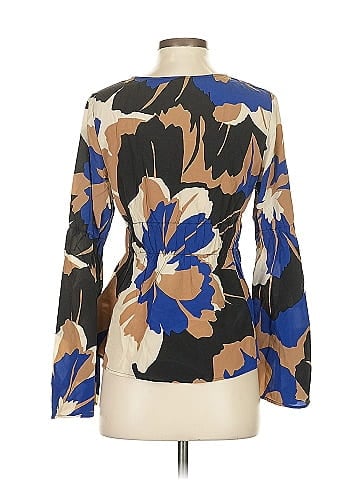 Tracy Reese Long Sleeve Silk Top (view 2)